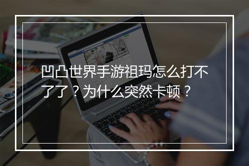 凹凸世界手游祖玛怎么打不了了？为什么突然卡顿？