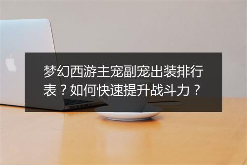 梦幻西游主宠副宠出装排行表？如何快速提升战斗力？