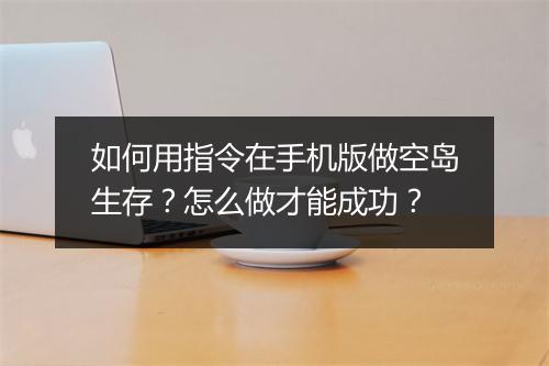 如何用指令在手机版做空岛生存？怎么做才能成功？
