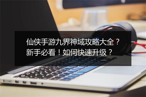 仙侠手游九界神域攻略大全？新手必看！如何快速升级？