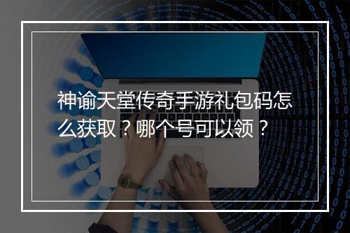 神谕天堂传奇手游礼包码怎么获取？哪个号可以领？