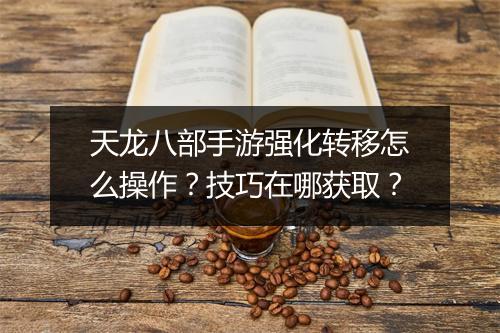天龙八部手游强化转移怎么操作？技巧在哪获取？