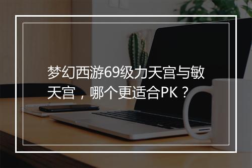 梦幻西游69级力天宫与敏天宫，哪个更适合PK？