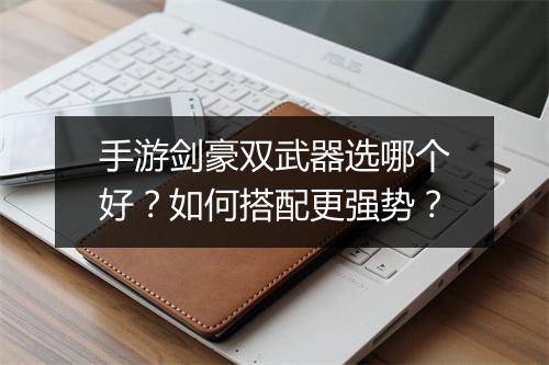 手游剑豪双武器选哪个好？如何搭配更强势？