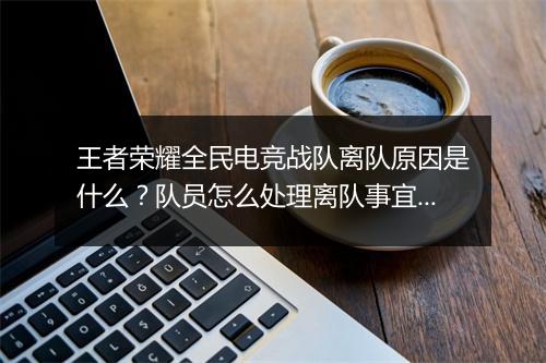 王者荣耀全民电竞战队离队原因是什么？队员怎么处理离队事宜？