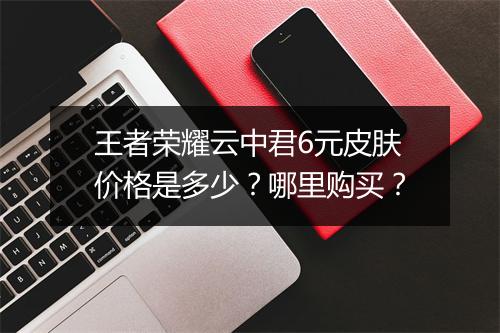王者荣耀云中君6元皮肤价格是多少？哪里购买？