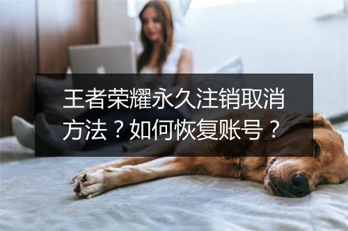 王者荣耀永久注销取消方法？如何恢复账号？