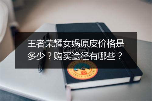 王者荣耀女娲原皮价格是多少？购买途径有哪些？