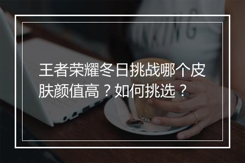 王者荣耀冬日挑战哪个皮肤颜值高？如何挑选？
