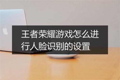 王者荣耀游戏怎么进行人脸识别的设置