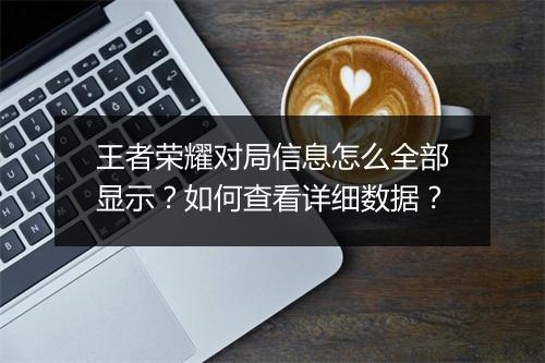 王者荣耀对局信息怎么全部显示？如何查看详细数据？