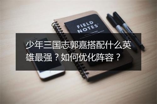 少年三国志郭嘉搭配什么英雄最强？如何优化阵容？