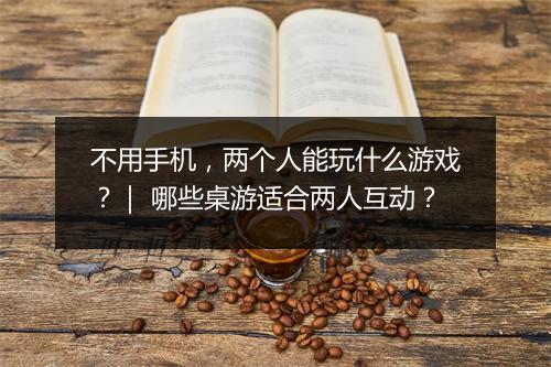 不用手机，两个人能玩什么游戏？｜ 哪些桌游适合两人互动？