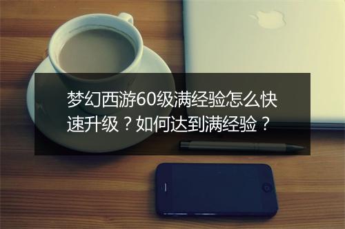 梦幻西游60级满经验怎么快速升级？如何达到满经验？