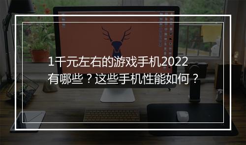1千元左右的游戏手机2022有哪些？这些手机性能如何？