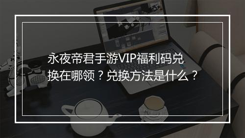 永夜帝君手游VIP福利码兑换在哪领？兑换方法是什么？